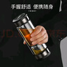 茶之戀茶杯茶水分離杯個人專用水杯辦公家用高顏值高檔畢業禮物送老師 碳纖維黑 曬單實拍圖