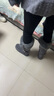 啄木鳥(niǎo)厚底灰色毛毛雪地靴女2025冬季新款長(cháng)筒加絨加厚保暖高筒靴棉鞋子 灰色長(cháng)筒 39 曬單實(shí)拍圖