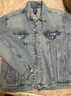 蓋璞男裝秋季款寬松翻領(lǐng)棉質(zhì)水洗牛仔服百搭外套美版722737 曬單實(shí)拍圖