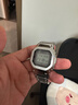 卡西歐（CASIO）手表男G-SHOCK經(jīng)典小方塊小銀塊電子表新年禮物GMW-B5000D-1PRT 曬單實(shí)拍圖