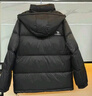 駱駝火山羽絨服2.0連帽加絨加厚面包服秋冬新款短款羽絨服 暗夜黑/暗夜黑 男女同款,7130C 3XL 曬單實(shí)拍圖