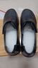 足力健老人鞋2026春季女士休閑皮鞋媽媽鞋一腳蹬平底單鞋 6164K黑色39 曬單實(shí)拍圖