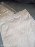 拇指白小T二代白色短袖T恤男女春夏三防純棉白小丅打底衫上衣 白色男款 M 曬單實(shí)拍圖