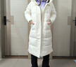 斐樂(lè ) 斐護科技|斐樂(lè )官方女裝長(cháng)款羽絨服舒適保暖連帽外套 云菇白-WT S 160/80A 曬單實(shí)拍圖
