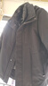 勁霸男裝秋冬新款連帽短版防寒羽絨服|NRHE4338 黑色 2XL 曬單實(shí)拍圖