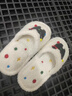 梵昇昱卡通棉拖鞋女可愛(ài)加絨加厚秋冬季新款毛絨鞋保暖家用棉鞋女 白色 38-39 曬單實(shí)拍圖