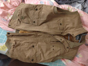 吉登普休閑純棉馬甲男春秋加絨多口袋馬夾尺碼偏大建議拍小一碼 卡其加絨 2XL 曬單實(shí)拍圖