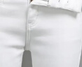 牧獅德白色加絨牛仔褲女百搭秋冬高腰彈力小腳褲顯瘦收腹排扣鉛筆長(cháng)褲子 白色加絨 長(cháng)褲 27 曬單實(shí)拍圖