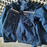 浩贏(yíng)冬季加絨牛仔套裝耐磨加厚工作服褲子電焊勞保棉服焊工雙層保暖服 加絨牛仔套裝【雪域絨】 4XL 190 曬單實(shí)拍圖