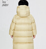 jnby by JNBY江南布衣童裝寬松長(cháng)款羽絨服冬男女童1OBC12540 214/褐色 140cm 曬單實(shí)拍圖