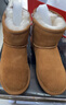 意爾康女靴雪地靴女士棉鞋厚底冬季加絨保暖東北抗寒短靴媽媽靴子 土黃色 加絨 37 曬單實(shí)拍圖