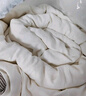 浪莎（LangSha）新疆棉花被子冬被子冬季加厚冬被8-10斤棉花被褥被芯被子1.8x2米 立體棉花被-米白【正宗新疆棉】 200x230cm【厚約10斤/加厚冬被】 曬單實(shí)拍圖