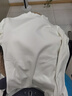 古今（GUJIN）小立領(lǐng)半高領(lǐng)純棉打底衫女秋冬保暖上衣長(cháng)袖t恤白XL 曬單實(shí)拍圖