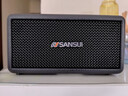 山水（SANSUI）Q3家庭高音質(zhì)無(wú)線(xiàn)藍牙音箱重低音炮立體環(huán)繞家用便攜式桌面迷你小音響大音量音樂(lè )播放器 黑色 曬單實(shí)拍圖