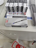 白雪（snowhite）直液式走珠筆中性筆0.5mm子彈頭學(xué)生考試筆水筆簽字筆 辦公用品 8黑2藍2紅 PVR-155 曬單實(shí)拍圖