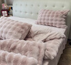 紅豆家紡A類(lèi)冬季牛奶絨四件套床笠被套雙面加絨加厚宿舍床單被罩床上用品 牛奶絨泡泡-七彩粉【加厚保暖】 1.8m 床單款 四件套-被套200x230cm 曬單實(shí)拍圖
