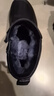 哈森（Harson）棉鞋冬季男款羊毛棉靴高幫加絨保暖皮毛一體中老年雪地靴 黑色 40 曬單實(shí)拍圖