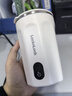 樂(lè )扣樂(lè )扣自動(dòng)攪拌杯磁力電動(dòng)咖啡杯可攪拌豆漿316不銹鋼杯水杯直飲杯 白色 400ml 曬單實(shí)拍圖