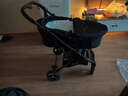 GOKKE B08/B108雙向嬰兒推車(chē)睡籃提籃新生兒可平躺可提（可選配件） 麻黑色 曬單實(shí)拍圖