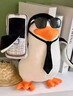 侶隨禮伴高雅人士企鵝玩偶抽象表情包毛絨玩具可愛(ài)搞怪舉牌企鵝公仔送朋友 成功人士企鵝款（手機+墨鏡） 23cm 曬單實(shí)拍圖