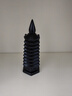 唯誠天然黑曜石九層文昌塔擺件黑色水晶家居客廳辦公桌面擺設 高15cm 曬單實(shí)拍圖