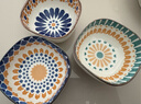 舍里蘸料碟小盤(pán)子小吃碟子陶瓷日式家用果醬碟蘸水碟小號蘸料碟調味碟 3.5英寸味碟-三色各一 曬單實(shí)拍圖