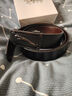 啄木鳥(niǎo)皮帶男真皮無(wú)牙自動(dòng)扣休閑百搭腰帶男商務(wù)純牛皮青年褲帶潮流時(shí)尚 豹子槍色款【內穿不漏帶尾】 曬單實(shí)拍圖