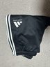 阿迪達斯（adidas）長(cháng)褲男女秋季寬松透氣直筒褲跑步運動(dòng)防風(fēng)休閑褲 黑白 XL 曬單實(shí)拍圖