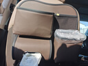 巫記車(chē)載垃圾桶紙巾盒二合一汽車(chē)座椅后背收納袋后排掛袋多功能置物盒 多功能汽車(chē)收納袋 奢華棕一個(gè) 曬單實(shí)拍圖