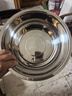 茶花（CHAHUA）甄享不銹鋼盆加厚平底湯盆廚房打蛋和面盆洗菜烘焙盆子26厘米 曬單實(shí)拍圖