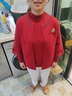 俞兆林（YUZHAOLIN）2025新款媽媽本命年過(guò)年衣服洋氣兩件套中老年毛衣針織開(kāi)衫外套厚 橘色兩件套 2XL 建議125-135斤 曬單實(shí)拍圖