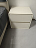 實(shí)木床頭柜新款簡(jiǎn)約現代小型輕奢高級感奶油風(fēng)臥室家用床邊柜 米白色-實(shí)木抽屜 50*40*48 曬單實(shí)拍圖