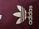 阿迪達斯（adidas）三葉草短袖T恤男士2025夏季半袖運動(dòng)服簡(jiǎn)約大logo圓領(lǐng)衫休閑上衣 純棉H06641酒紅色 M 推薦150-170斤 曬單實(shí)拍圖