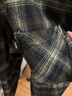 JEEP吉普襯衫男長(cháng)袖秋冬季休閑工裝外套寬松格子襯衣服男裝 咖啡格4XL 曬單實(shí)拍圖