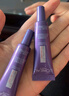 歐萊雅紫熨斗全臉淡紋眼霜女化妝品小樣眼袋黑眼圈護膚品第二代玻尿酸 【第3代】紫熨斗眼霜7.5ml*1 曬單實(shí)拍圖