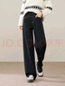 逸陽(yáng)（ESE-Y）加絨直筒牛仔褲女2025年冬季褲子 黑金色-小個(gè)子（高155-162） 29 曬單實(shí)拍圖