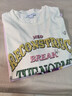 UR2026春季新款女裝鬼馬童趣撞色字母印花長(cháng)袖T恤UYV450255 粉白 (面料微透) M 曬單實(shí)拍圖