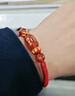 龍虎山文創(chuàng  )2026馬年本命年小紅繩手鏈太歲化護身符屬馬鼠牛兔手繩好運手飾品 【2026升級款】生肖馬 2026年害歲歲 曬單實(shí)拍圖