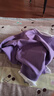 羅蒙洋氣減齡假兩件寬松圓領(lǐng)衛衣女2025春秋新款韓版小個(gè)子不撞款上衣 紫色 M (80-110斤) 曬單實(shí)拍圖