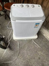東方小天鶴洗衣機半自動(dòng)雙桶雙缸家用大容量小型租房宿舍波輪脫水甩干兩用雙杠省電老式強動(dòng)力易操作以舊換新 5KG迷你母嬰專(zhuān)用藍光不銹鋼桶 曬單實(shí)拍圖