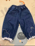 JELLYBABY[7A抗菌]女童牛仔褲秋季寶寶寬松燈籠褲小童休閑秋裝兒童褲子女孩 曬單實(shí)拍圖