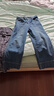 紅蜻蜓藍色直筒褲牛仔褲女2025春秋新款高腰顯瘦時(shí)尚小個(gè)子九分褲煙管褲 藍色 九分褲 M 曬單實(shí)拍圖