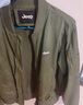 JEEP夾克男士外套秋冬季棒球領(lǐng)寬松休閑工裝衣服男裝 軍綠加棉 XL 曬單實(shí)拍圖