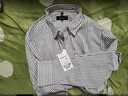 beanpole【新品】濱波 春夏男商務(wù)休閑日常挺括易搭長(cháng)袖條紋襯衫 灰色 L 180/96A 曬單實(shí)拍圖