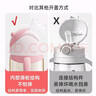 歐貝妮ppsu兒童學(xué)飲杯幼兒園小學(xué)生直飲水杯帶手柄吸管防嗆防摔滑蓋水壺 曬單實(shí)拍圖
