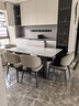 顧家居輕奢大理石餐桌現代簡(jiǎn)約感天然奢石微晶石超晶石彩晶石 【全托承托板】超晶石餐桌-款式 1.6m 1桌4椅【入戶(hù)安裝】 曬單實(shí)拍圖