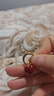 AJIDOU阿吉豆耳環(huán)女時(shí)尚復古簡(jiǎn)約愛(ài)心耳圈小眾輕奢感送女友老婆 曬單實(shí)拍圖