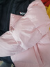 李寧兒童羽絨服女大童2025年冬季新款短款加厚保暖休閑羽絨外套 石晶粉紅/黑色56-5 160 曬單實(shí)拍圖