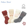 尼多熊女童連褲襪棉襪兒童純色春秋打底褲臀部雙線(xiàn)加檔寶寶褲襪JWL003 曬單實(shí)拍圖