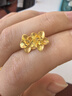 周六福新年禮物黃金耳釘女足金999花卉耳飾耳針節日 計價(jià) 2.23g 曬單實(shí)拍圖